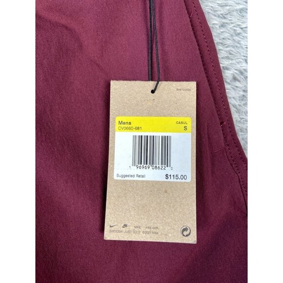 Nike ACG Trail Trousers Pants Size Small Men Night Maroon CV0660-681 - Picture 8 of 8